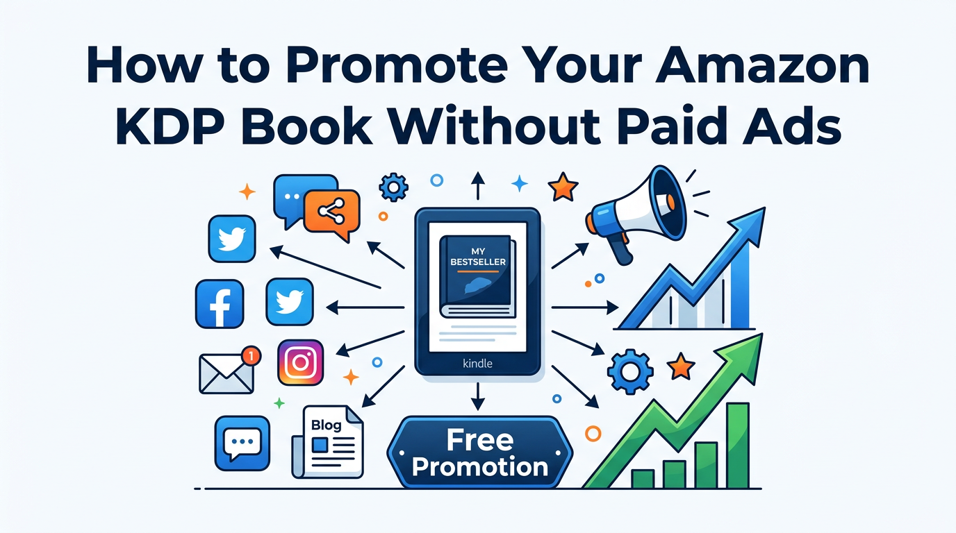 How to Promote Your Amazon KDP Book Without Paid Ads